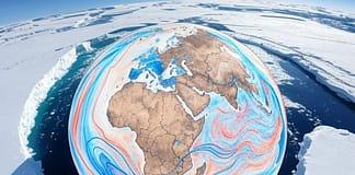 Wenn das Eis bricht: Wie das arktische Schmelzen unser Klima ins Wanken bringt Meereis_Strömungen_AMOC_Illustration
