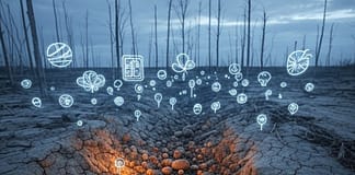 Wenn die Natur streikt: Wie extreme Wetterlagen ihre lebenswichtigen Dienste bedrohen Ökosysteme_sterben_Illustration