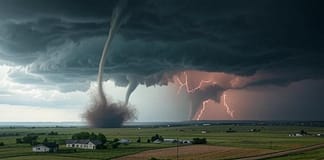 Tornado-Alarm in den USA: Warum extreme Stürme immer häufiger eskalieren Tornados_Oklahoma_Illustration