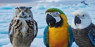 Große Gehirne, weite Flügel – trotzdem bedroht: Warum Vögel dem Klimawandel nicht entkommen können Vögel_Klimawandel_Illustration