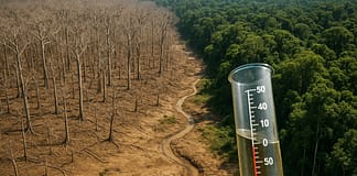 Der Preis der Anpassung – Wie der Amazonas sich an Dürren gewöhnt und dabei seine Seele verliert Dürre_Amazonas_Wald_Illustration