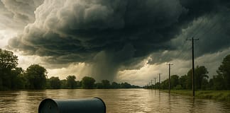 Wenn die Flut kommt und die Warnung ausbleibt Extremwetter_USA_Illustration