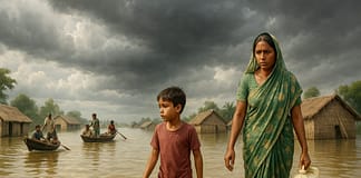 Fluchtgrund Klimawandel – Wie Bangladesch schon heute die Welt von morgen erlebt Klimawandel_Überflutungen_Bangladesh_Illustration