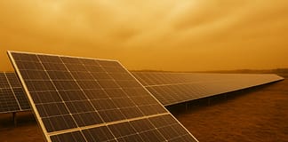 Staubschleier über der Energiewende: Wenn die Sahara Europas Solarstrom dimmt Photovoltaik_Saharastaub_Illustration