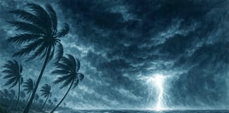 Hurrikan Erick: Wenn der Ozean tobt – Mexikos Pazifikküste im Ausnahmezustand Hurrikan_Zyklon_Illustration