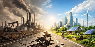 Gefangen im Gestern: Warum fossile Systeme echten Fortschritt ausbremsen das-fossile-bremst-innovation_illustration