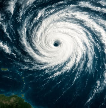 Monsterstürme im Klimawandel: Warum Hurrikan Melissa kein Zufall war Hurrikan_Karibik_Illustration